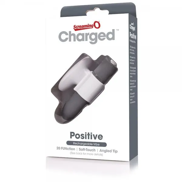 Female Sex Toys Screaming O Screaming O Charged Positive Compact Vibrator Gray Female Sex Toys Screaming O Screaming O Charged Positive Compact Vibrator Gray
