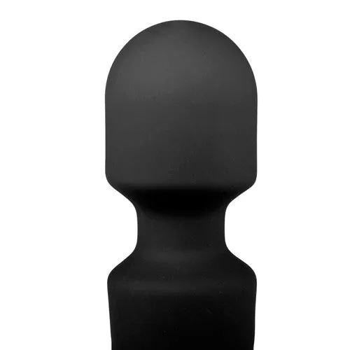 Powerful massager with builtin battery Wonder Wand black Easy Female Sex Toys