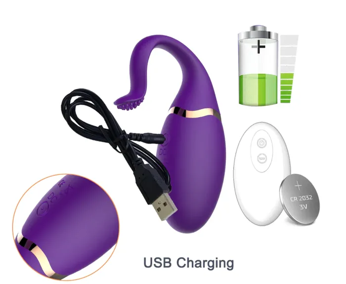 JRL Female Sex Toys JRL 10 Modes Remote Control Bullet Vibrator