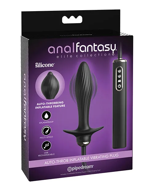 Anal Pipedream Products Anal Fantasy Elite Collection Auto Throb Inflatable Vibrating Plug Black Anal Pipedream Products Anal Fantasy Elite Collection Auto Throb Inflatable Vibrating Plug Black