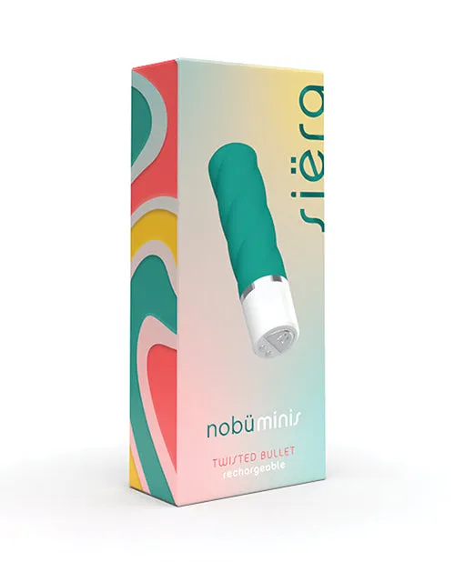 Bodispa INC Female Sex Toys Nobu Mini Siera Twisted Bullet Teal