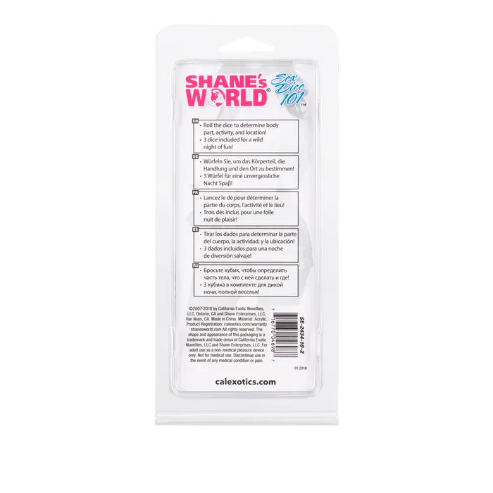 CalExotics Couples Shanes World Sex Dice 101