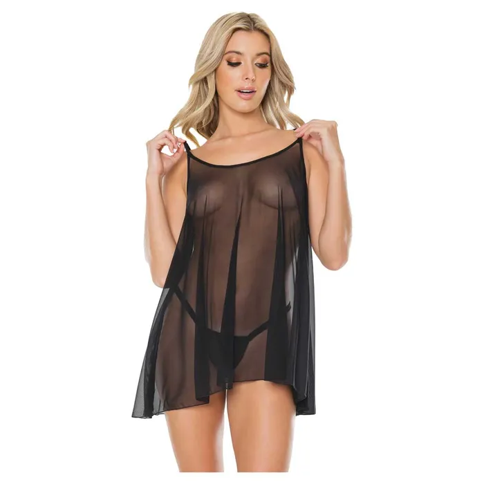 iloveexcitement Coquette Sheer Temptation Mesh Chemise Hosiery