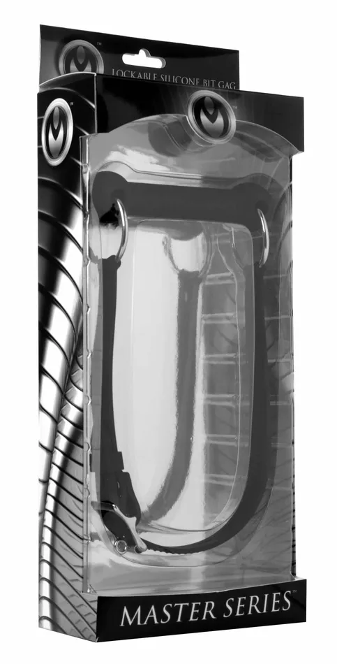 Master Series Dildos Mr Ed Locking Silicone Bit Gag