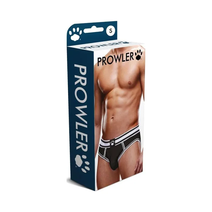 Prowler Anal Prowler Open Back Brief WhiteBlack SXL