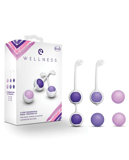 Vibrators Blush Novelties Blush Wellness Kegel Training Kit Purple