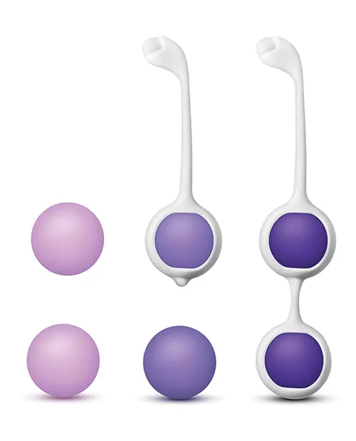 Vibrators Blush Novelties Blush Wellness Kegel Training Kit Purple