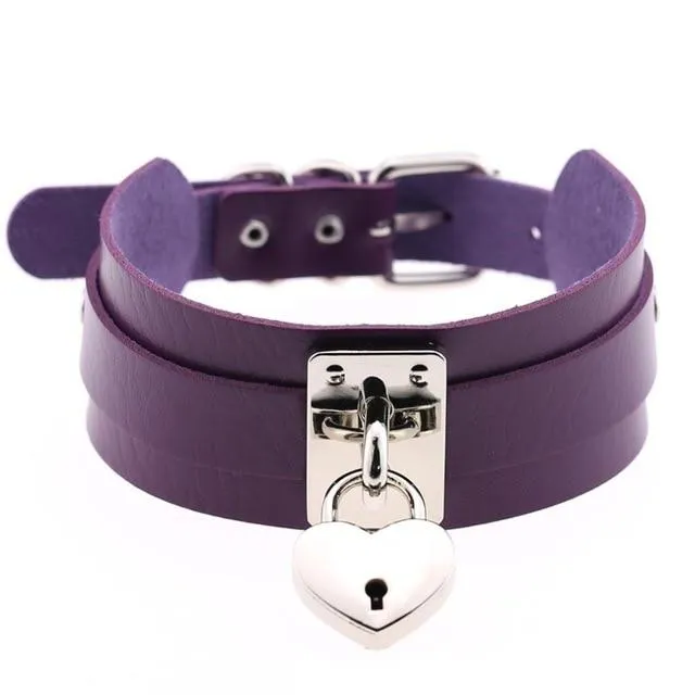 Anal CHASTITY CAGE CO Sissy Heart Choker