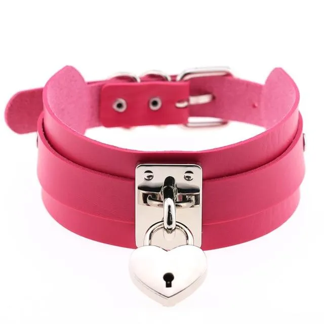 Anal CHASTITY CAGE CO Sissy Heart Choker