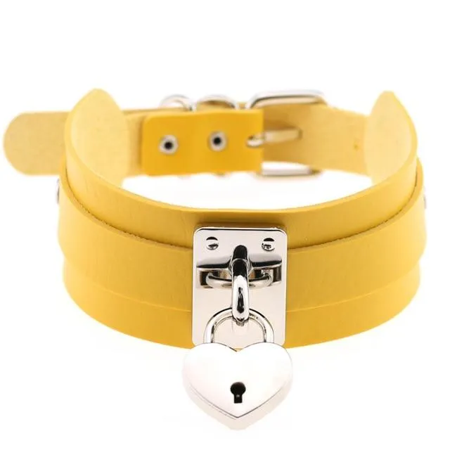 Anal CHASTITY CAGE CO Sissy Heart Choker