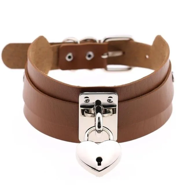 Anal CHASTITY CAGE CO Sissy Heart Choker