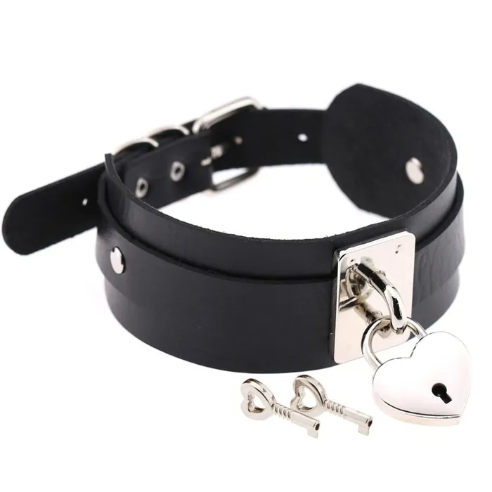 Anal CHASTITY CAGE CO Sissy Heart Choker