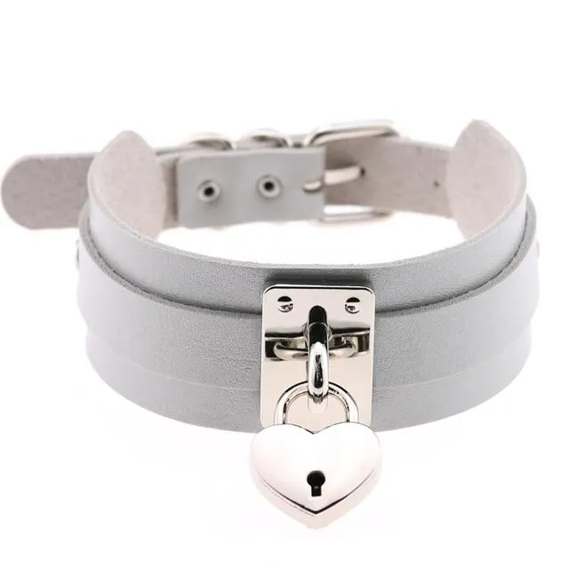Anal CHASTITY CAGE CO Sissy Heart Choker