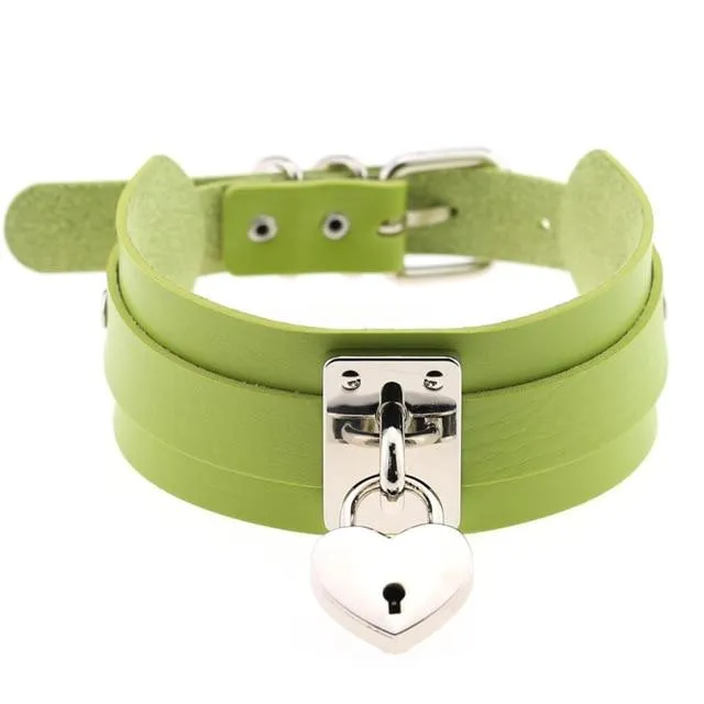 Anal CHASTITY CAGE CO Sissy Heart Choker