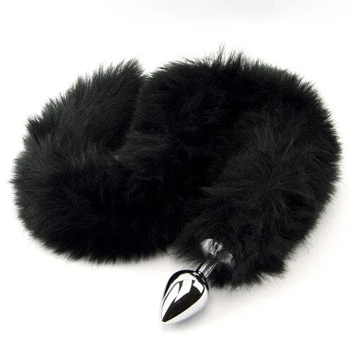 Anal Net1on1 Wholesale Ltd Furry Fantasy Black Panther Tail Butt Plug
