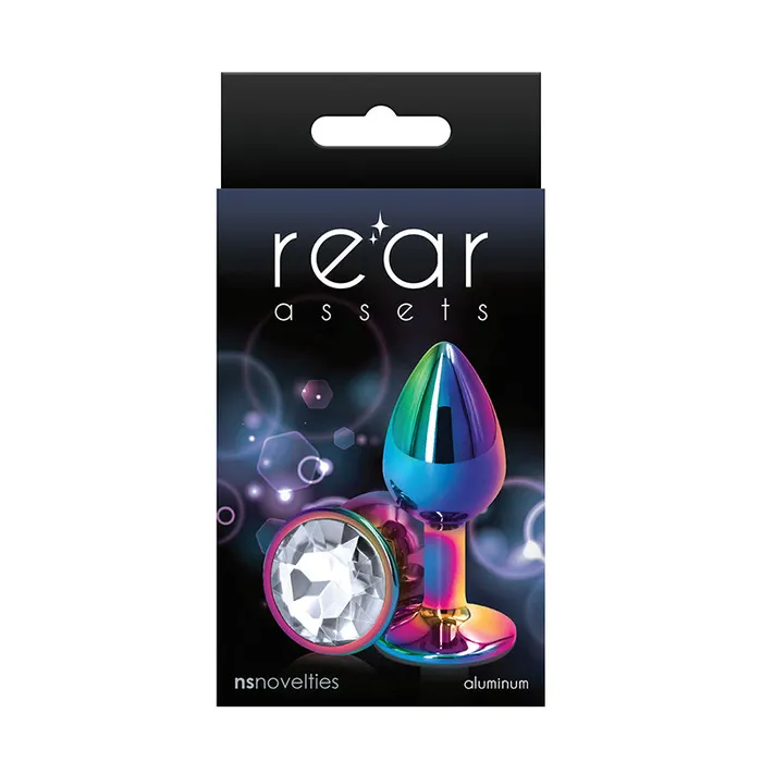 Anal Rear Assets Multicolor Small Clear New Sensations Novelties Inc