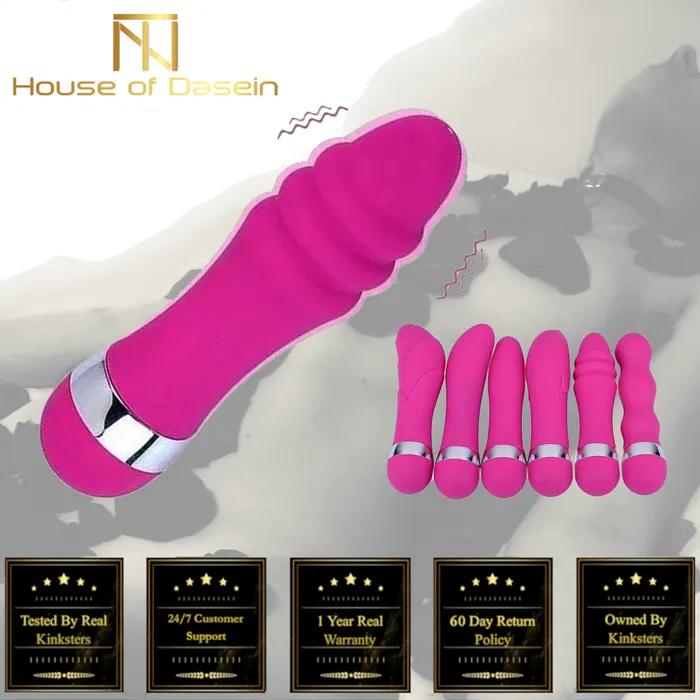 Bullets Pink Mini Bullet Vibrator Silicone GSpot Anal Stimulation House of Dasein Female Sex Toys