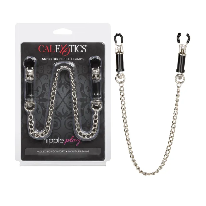 CalExotics Anal California Exotic Novelties Nipple Play Superior Clamps Silver CalExotics Anal California Exotic Novelties Nipple Play Superior Clamps Silver