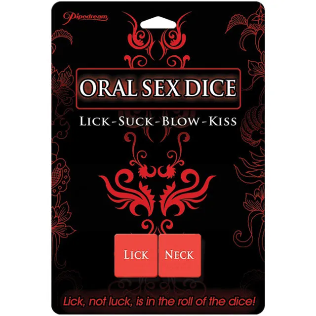 Couples Pipedream Oral Sex Dice LickSuckBlowKiss