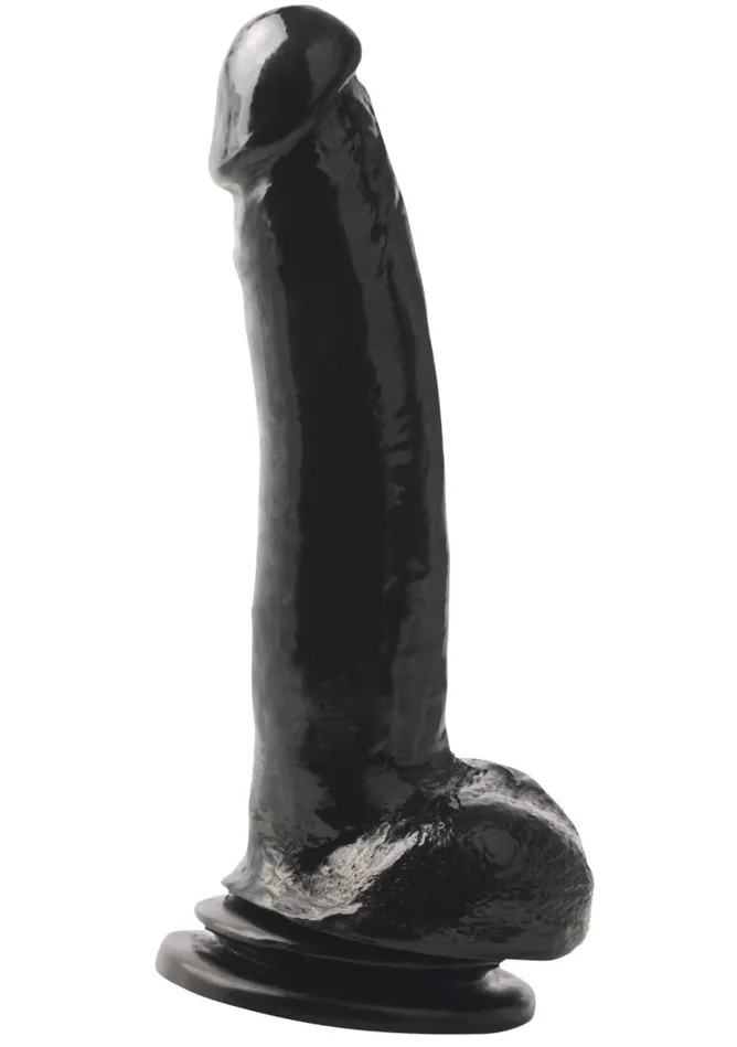 Dildos Pipedream Basix Rubber Works 9In Suction Cup Dong Black