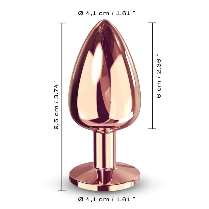 Dorcel Anal Diamond Plug Rose Gold Large