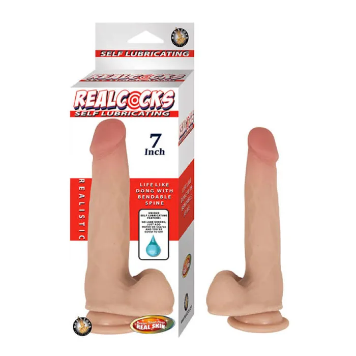 Nasstoys Dildos Realcocks Self Lubricating 7In Flesh