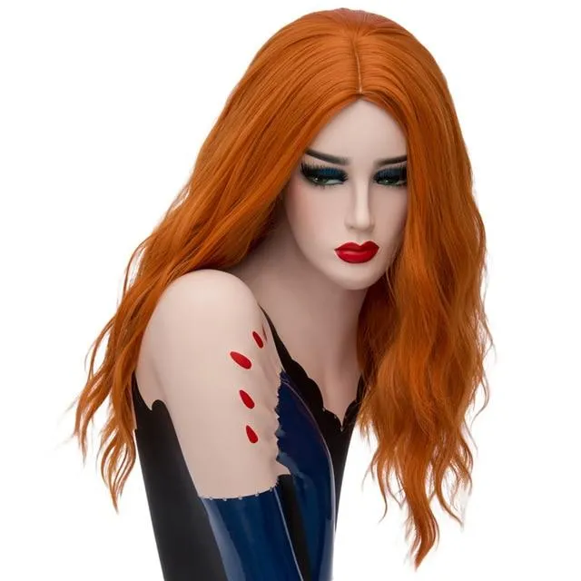 Vibrators CHASTITY CAGE CO 18 Inches Long Wave Wig