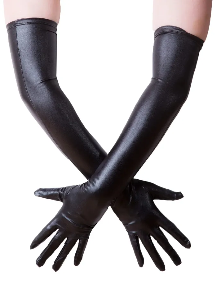 Wetlook Gloves Black OS Coquette Anal