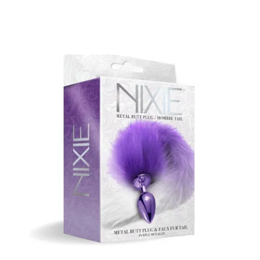 Adult Superstores Rockdale Anal NIXIE Metal Butt Plug With Tail Metallic Purple Adult Superstores Rockdale Anal NIXIE Metal Butt Plug With Tail Metallic Purple
