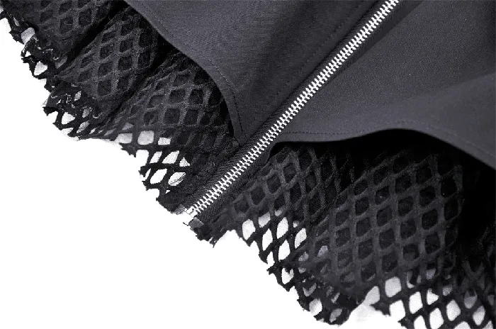 Couples EVEs SECRETS Gothic Skirt with LaceUp Zipper and Buckle Embellishments