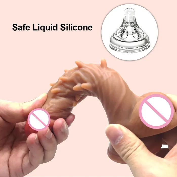 Dildos EVEs SECRETS Silicone Dildo Masturbator for Women Adult Realistic Soft Dildo Sex Toy