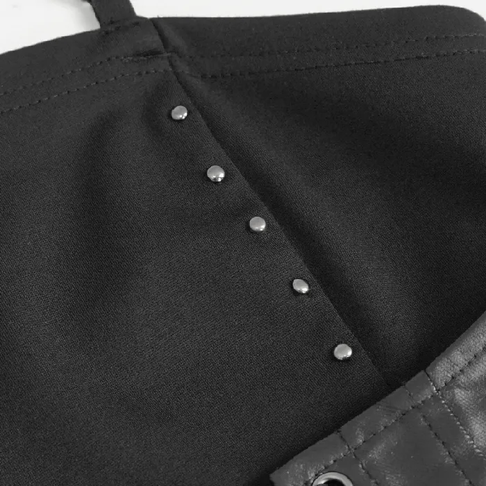 EVEs SECRETS Couples Gothic Punk Spaghetti Strap Camis with Laceup