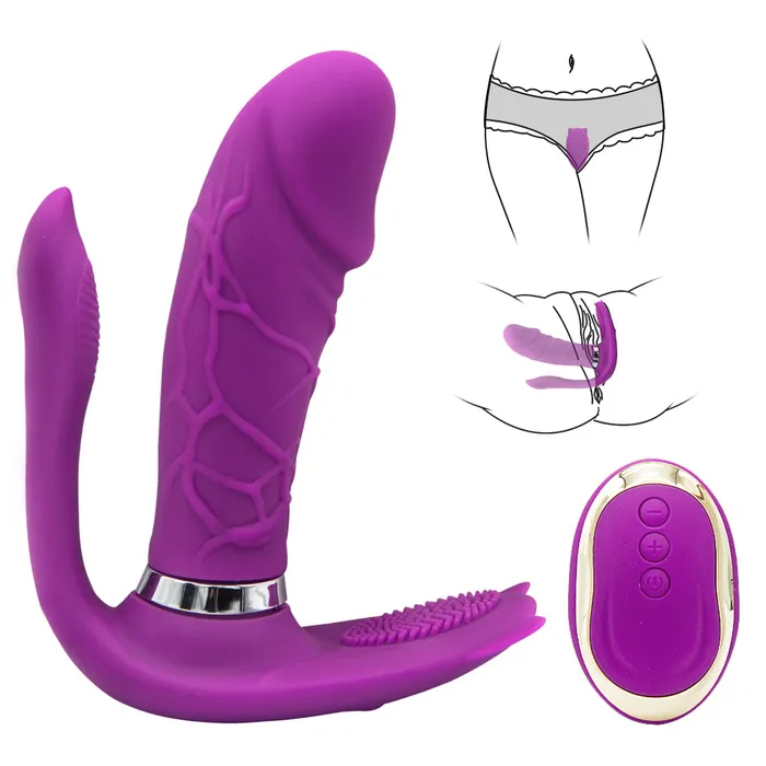 JazzToy Female Sex Toys Heating Remote Control Wearable Panty Vibrator for Women