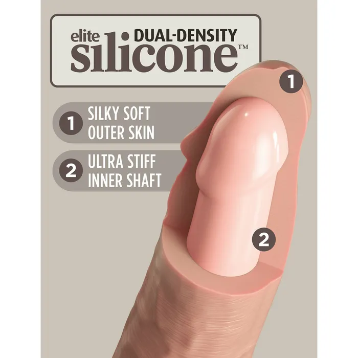 King Cock Elite 10 Inch Dual Density Silicone Cock Light Pipedream Dildos King Cock Elite 10 Inch Dual Density Silicone Cock Light Pipedream Dildos