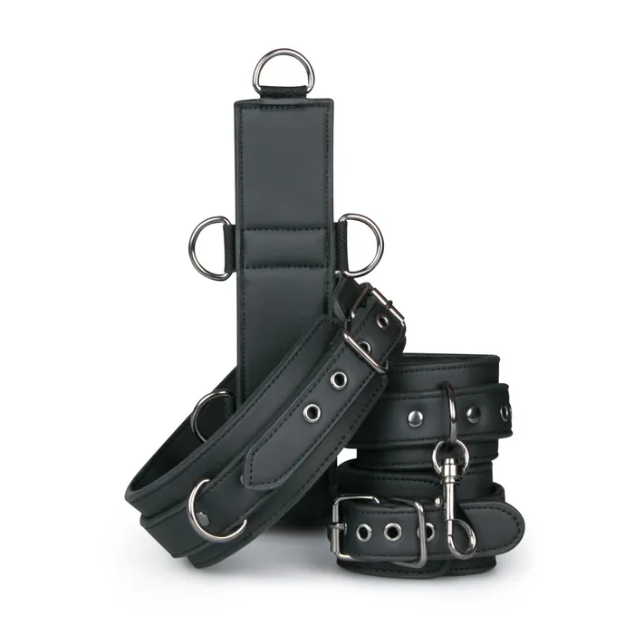 Neck and Wrist Restraint Fetish Collection in Black Fetish Collection Anal