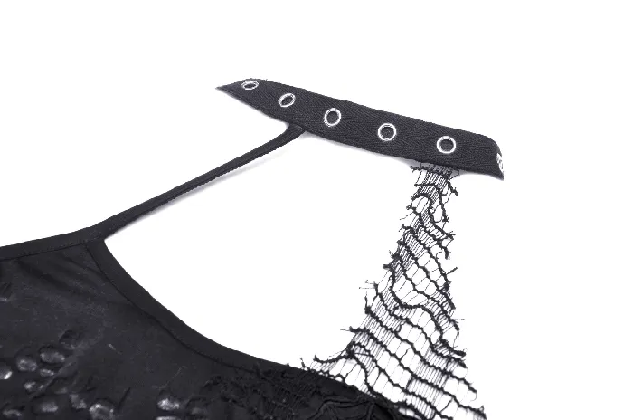 Stylish Halter Top with Asymmetrical Design and LaceUp Back EVEs SECRETS Couples