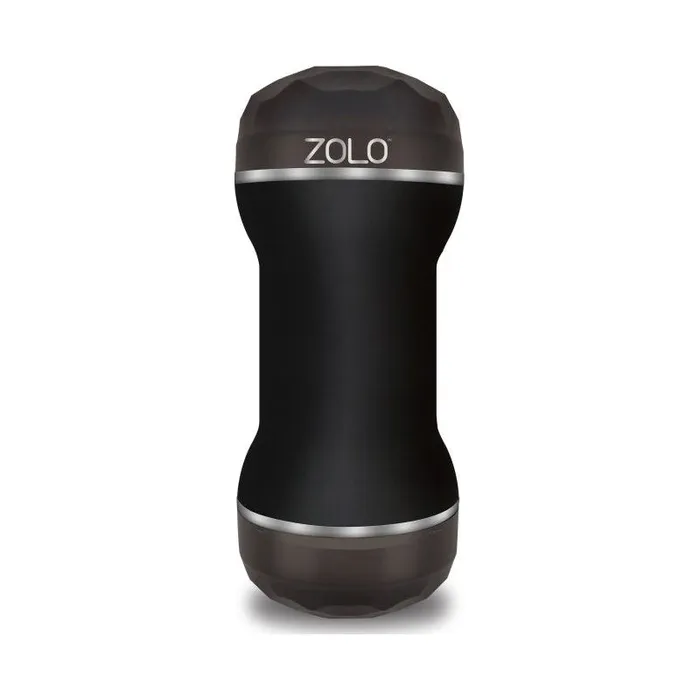 Zolo DP Stroker Black ZOLO Male Sex Toys